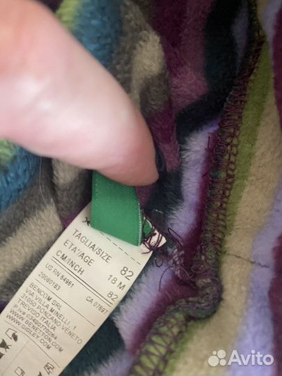 Шапка benetton детская на 18 месяцев