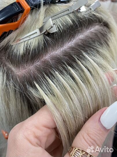 Наращивание Биопротеиновых волос Микрокапсулы