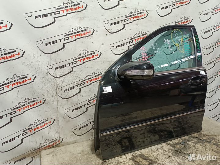 Дверь mercedes-benz C-class S203 W203 A2037200105 передняя левая черный, 197U KA8955