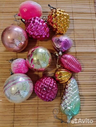 Елочные игрушки СССР одним лотом