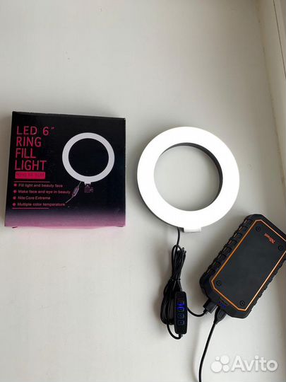 Лампа светодиодная 16 колтцевая новая