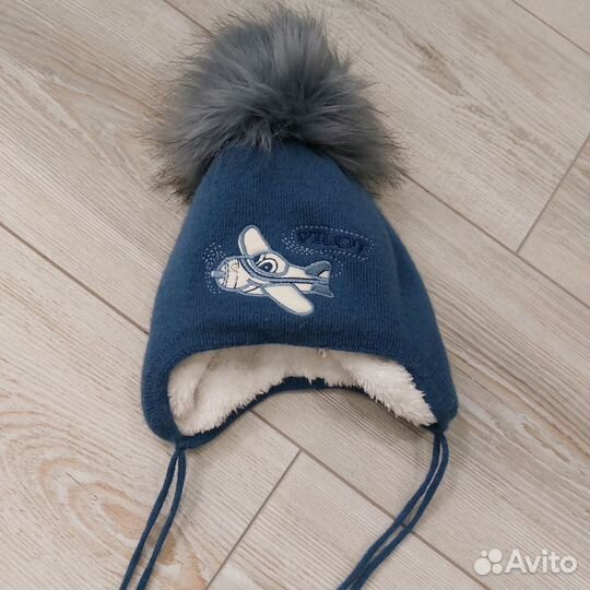 Шапка шлем для мальчика зима