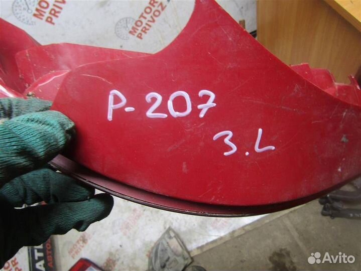 Фонарь задний левый Peugeot 207 2008 9649986680