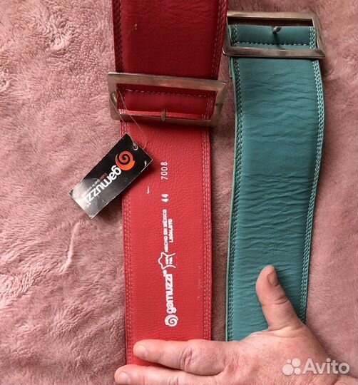 Пояс женский натур. кожа. Ручная работа. Мексика