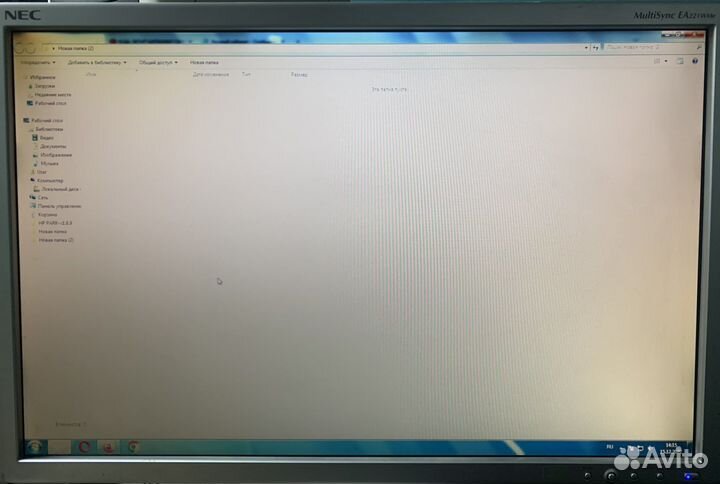 Монитор NEC multisync Ea221WMe с дефектом