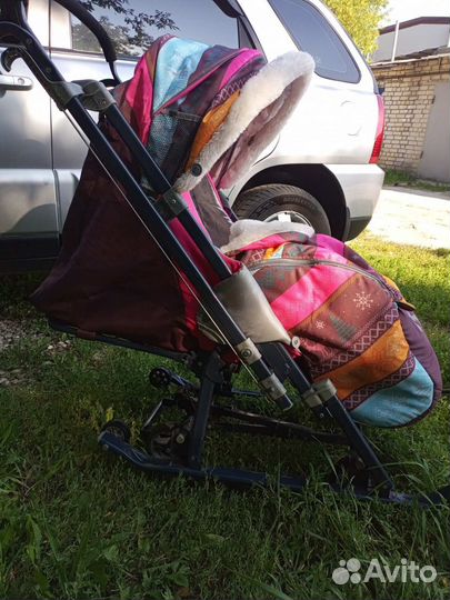 Санки коляска ника 7 8