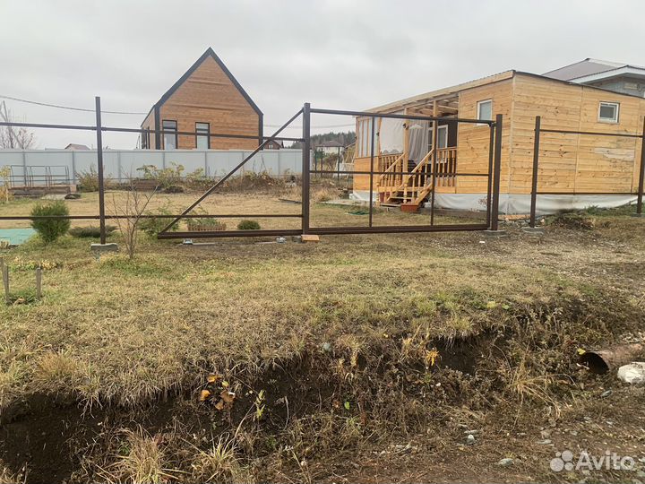 Откатные ворота под ключ, заборы, сварочные работы