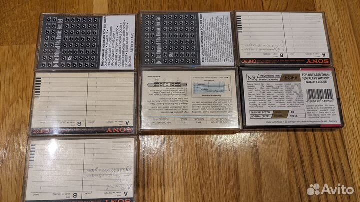 Аудиокассеты б.у Sony CHF, Maxell, RoneS