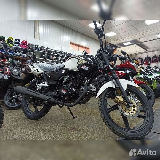 Мотоцикл racer RC150-23 tiger белый