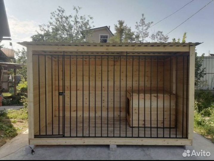 Вольер для крупных и мелких собак уличный