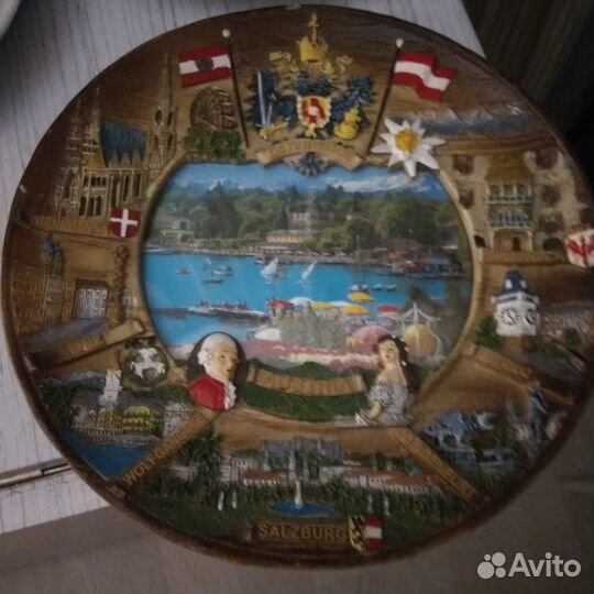 Тарелка настенная керамика