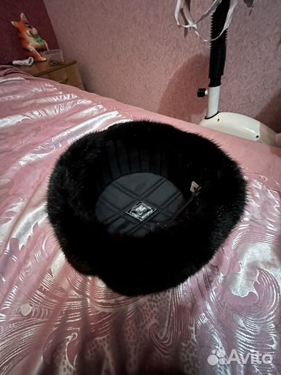 Норковая шапка мужская