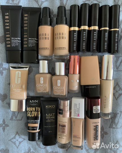 Тональная основа, консиллер, база под макияж