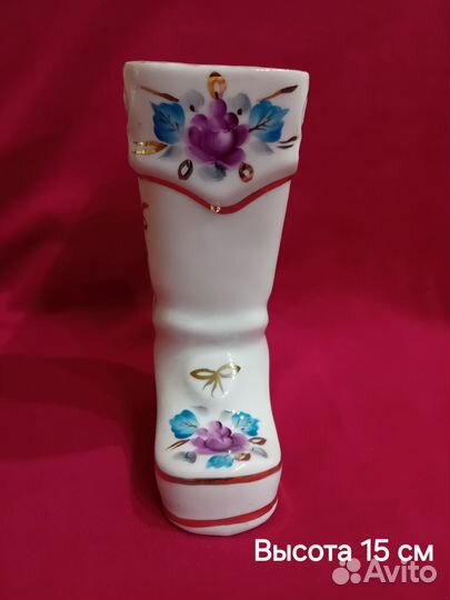 Карандашница фарфоровая.Прокопьевский завод СССР
