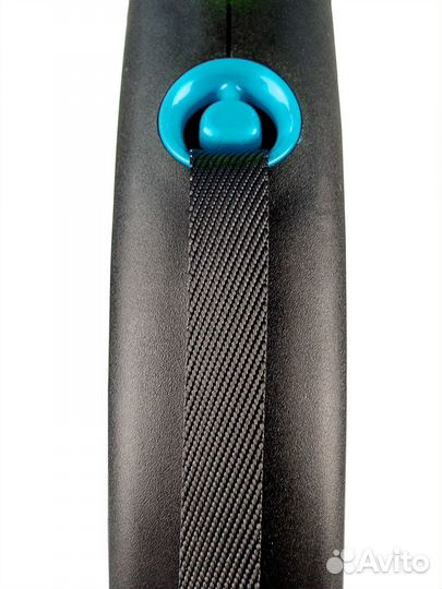 Поводок-рулетка flexi Black Design S. Трос 5 м. дл