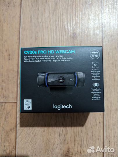 Веб-камера Logitech C920S Black Новая