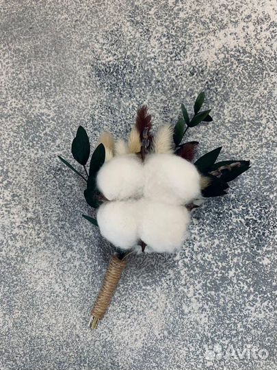 Свадебные букеты из сухоцветов