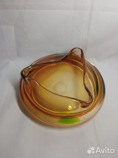 Пепельница. Цветное стекло СССР
