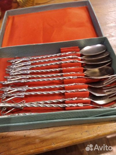 Набор вилок и ложек для канапе