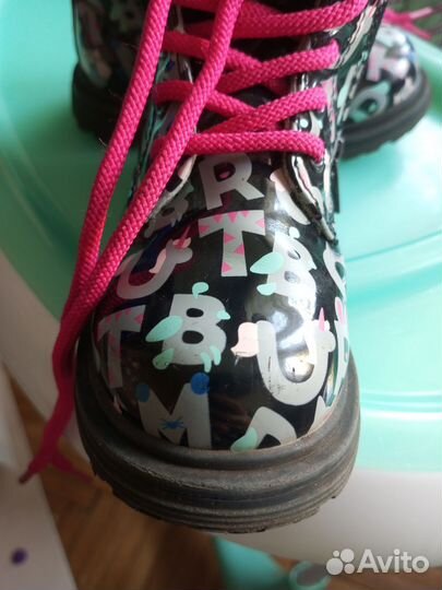 Ботинки демисезонные для девочки 23 размер