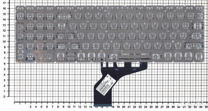 Клавиатура для ноутбука HP 15-db000 черная