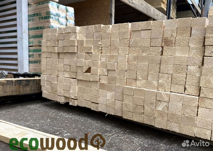 Брусок сухой строганный