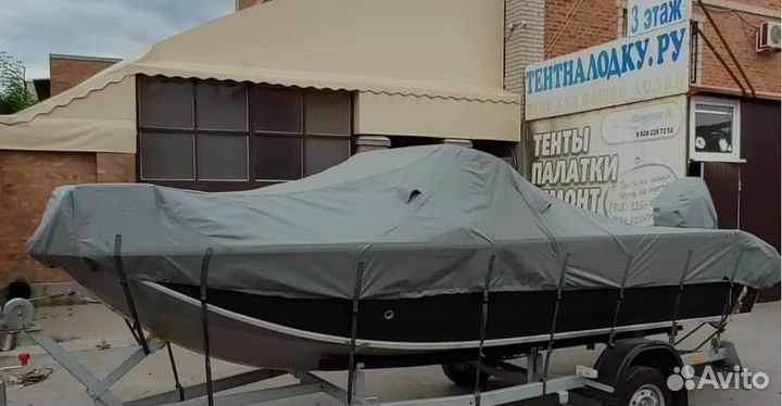 Тент на катер Волжанка 46