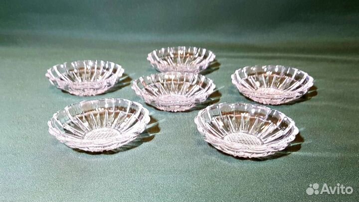 Розетки для варенья, хрусталь