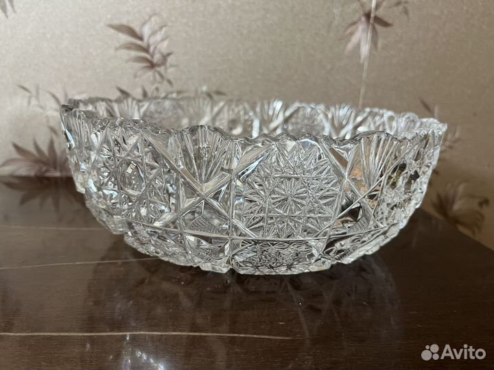 Ваза хрустальная 26см