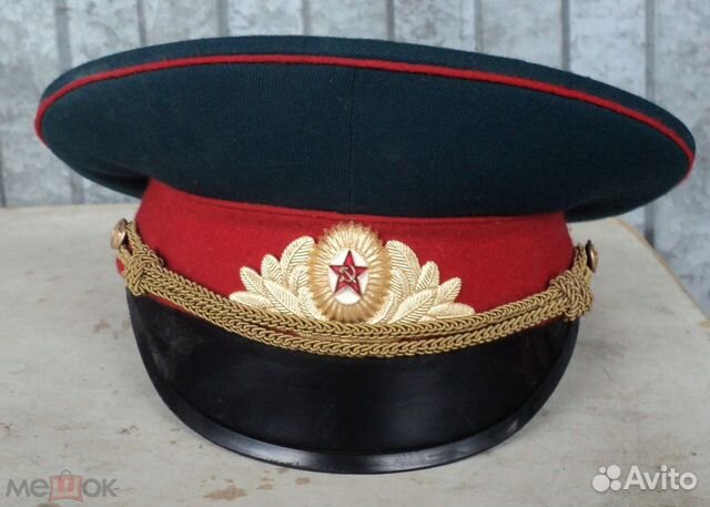 Фуражка са СССР офицеры-мотострелковые войска- пар
