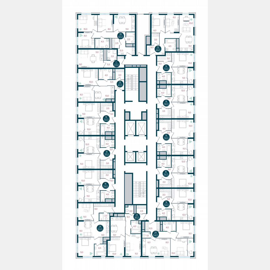 Квартира-студия, 23 м², 5/32 эт.