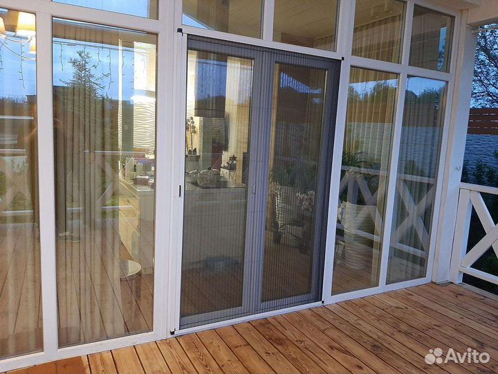 Раздвижная Москитная Сетка Плиссе