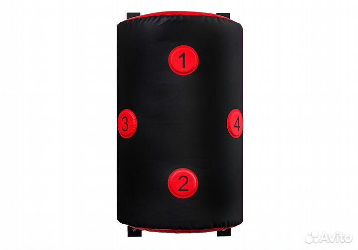 Подушка настенная полукруглая, цвет черный