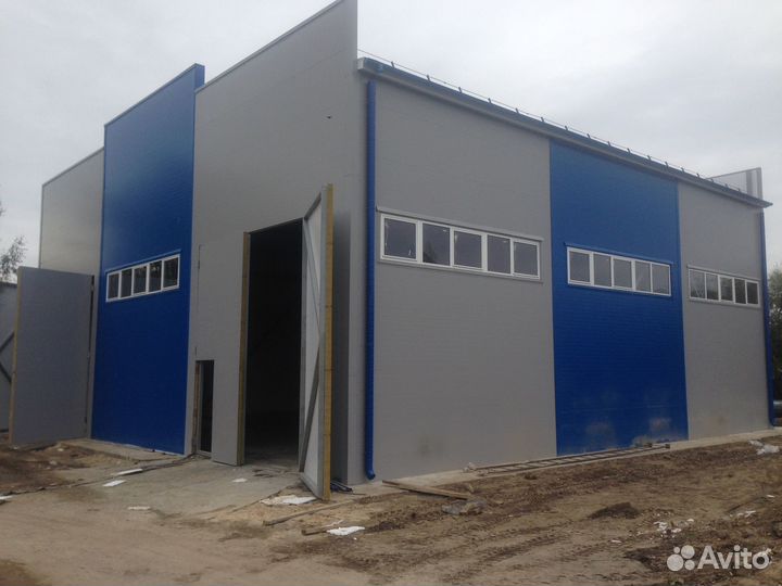 Быстровозводимые ангары из сэндвич панелей