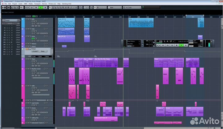 Написание музыки (аранжировки, песни, текста)