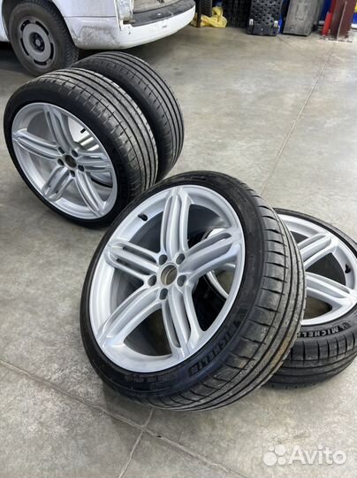 Диски Audi с резиной michelin pilot sport 4s