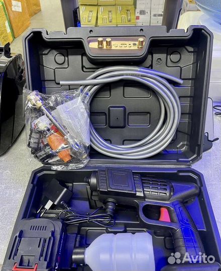 Мини Мойка высокого давления 2 акб