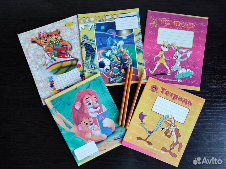 Тетради школьные в линейку