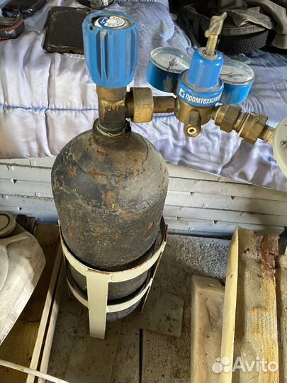 Кислородный баллон с редуктором