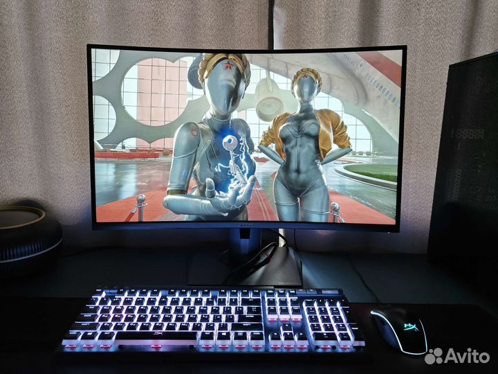 Игровой изогнутый монитор asus VG27VQ 165 герц