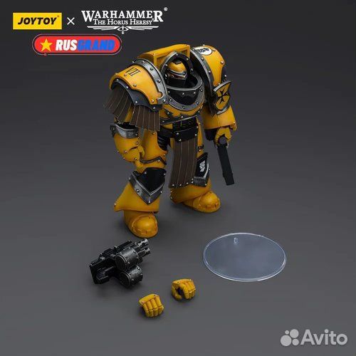 Подвижная фигурка joytoy Warhammer 40000 Imperial Fists Legion Cataphractii Terminator Squad Legion