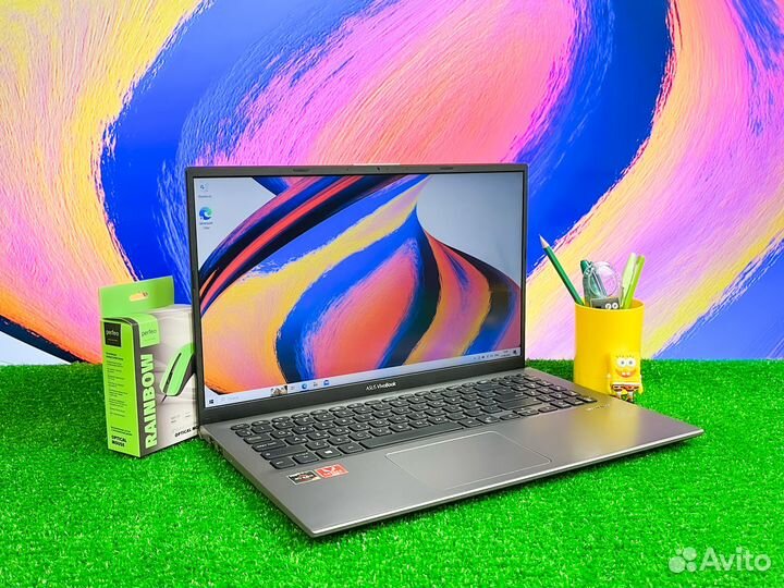 Компактный ноутбук для работы Asus / AMD Razen