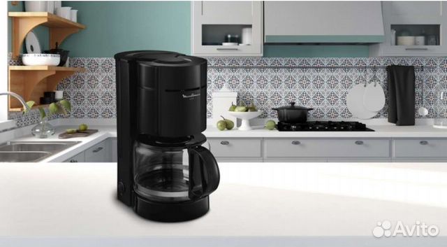 Кофеварка капельная Moulinex Uno FG121811, черный