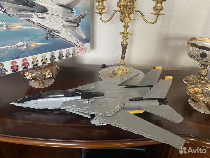 Истребитель f14 tomcat лего