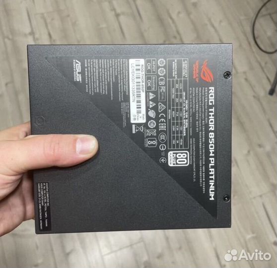 Блок питания asus ROG thor 850W