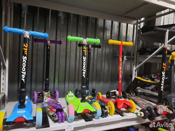 Трехколесный самокат Scooter цв в ассортименте