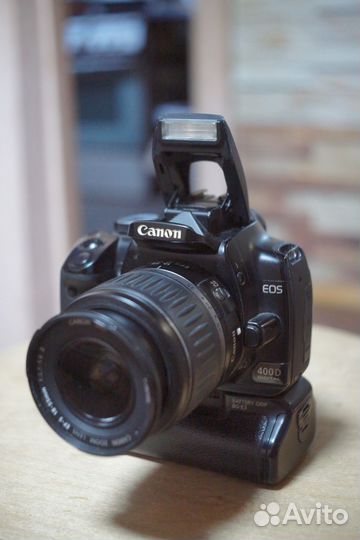 Canon 400d, зум-объектив 18-55 II