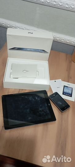 Планшет apple iPad Wi-Fi 4G 64GB Black+iPhone32GB