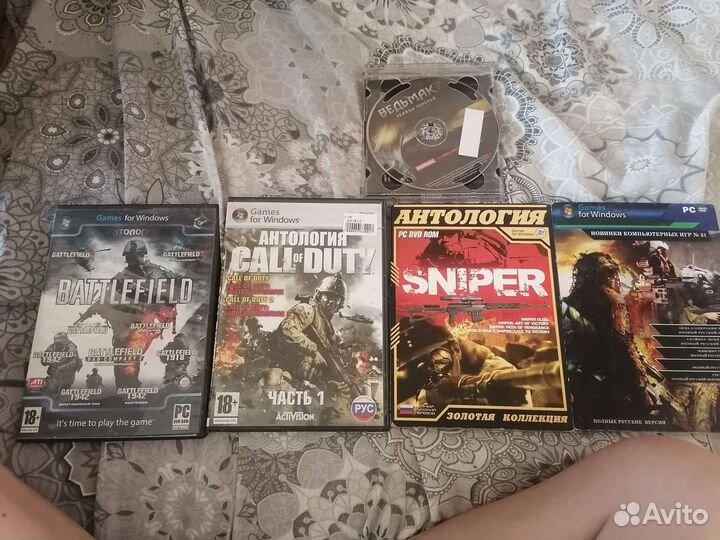 Диски с играми на пк
