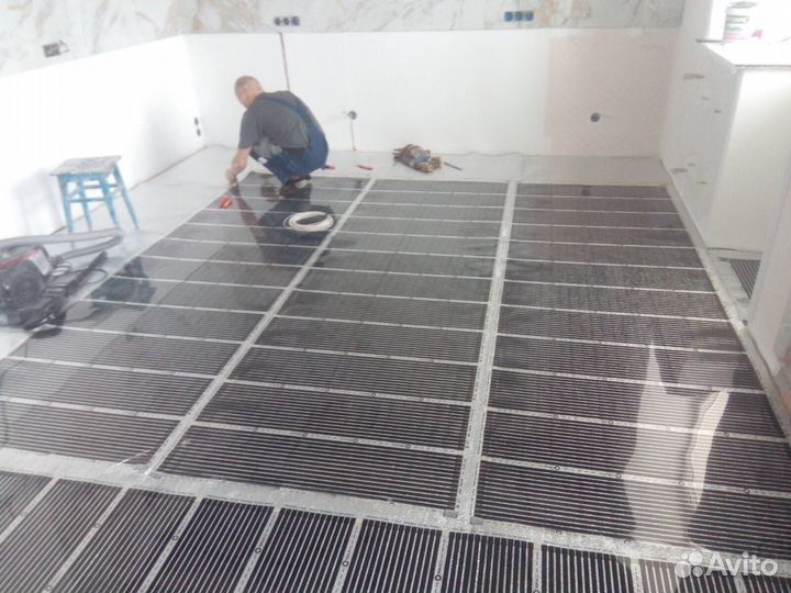 Пленочный инфракрасный тёплый пол под ламинат